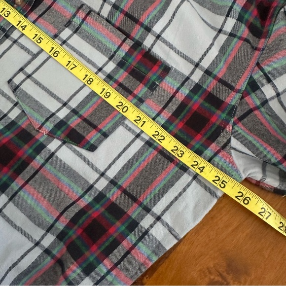Target universal‎ thread Blue and Red Plaid flannel cotton Shirt size L NWT - Picture 4 of 6